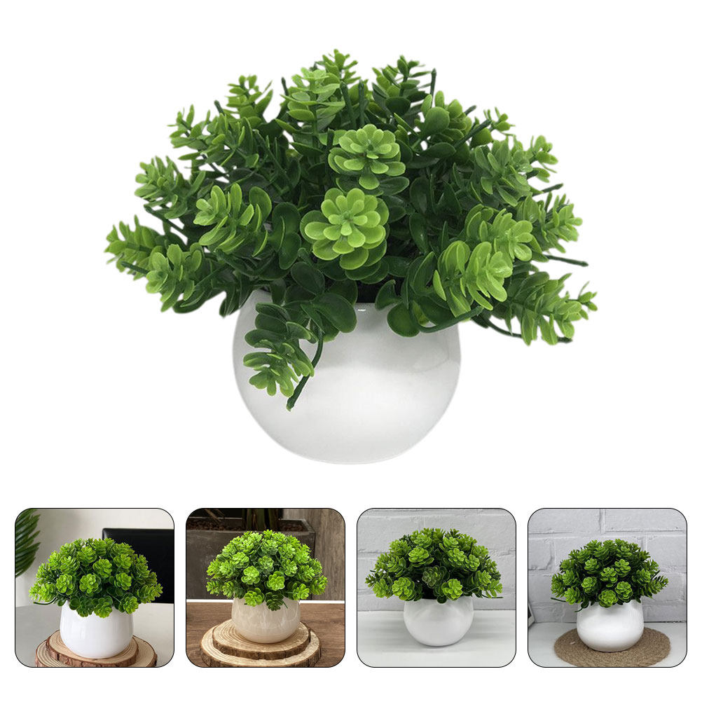 Bonsai Garden And Cafe - Realistyczna sztuczna roślina bonsai w doniczce