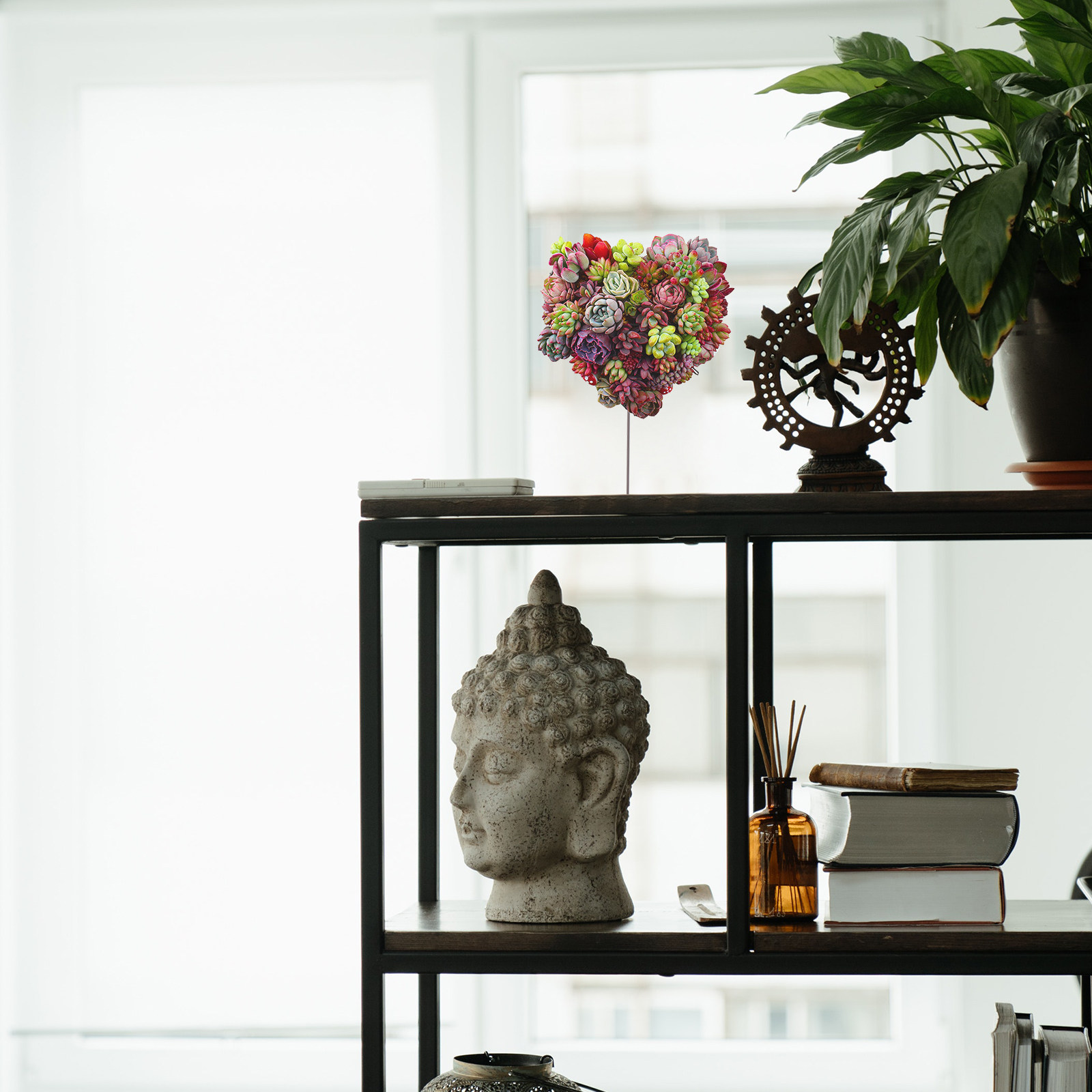 Bonsai Garden Wall - Żelazna rama na kwiaty w stylu