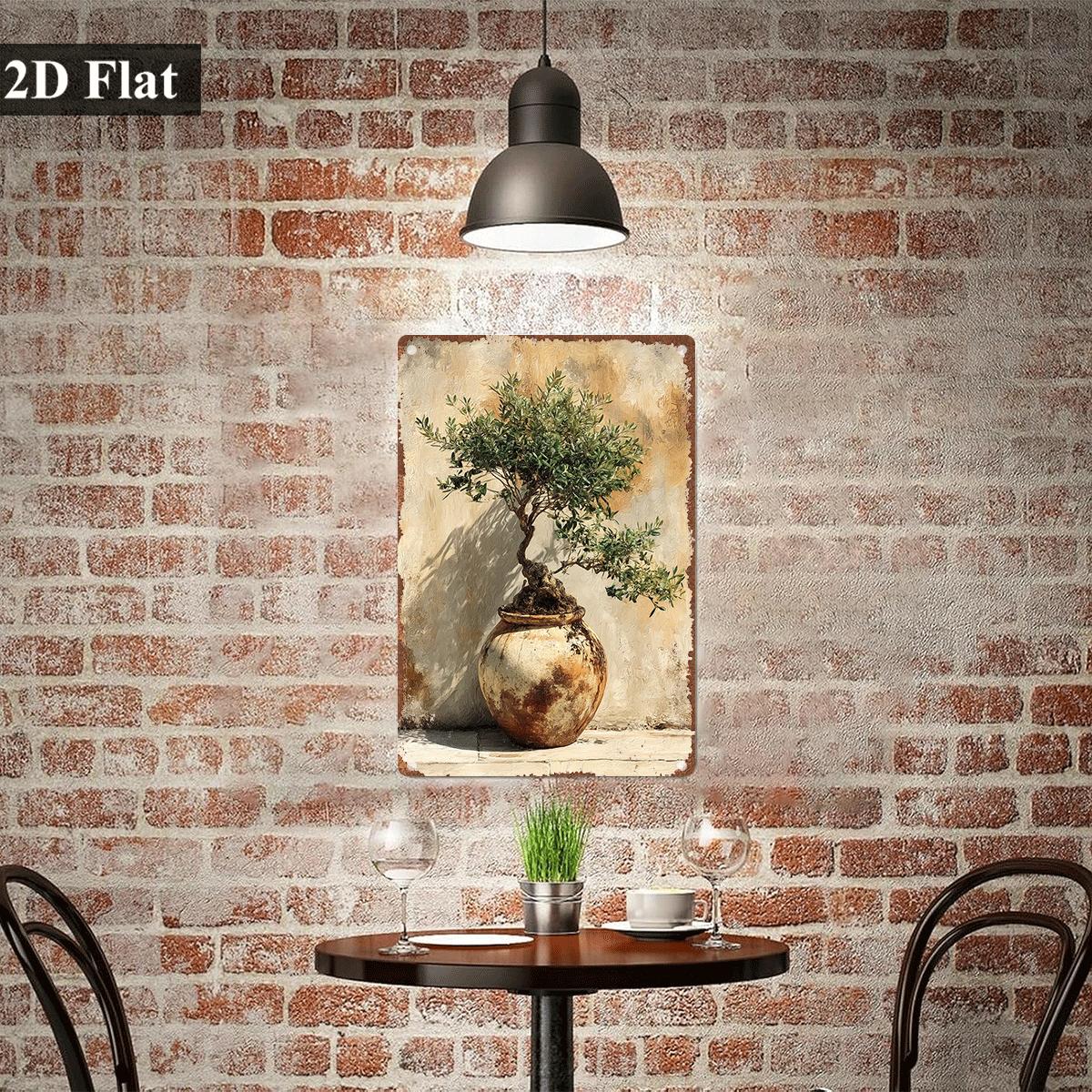 Vintage Metalowy Znak Blaszany – Bonsai Garden Wall recenzja i cena