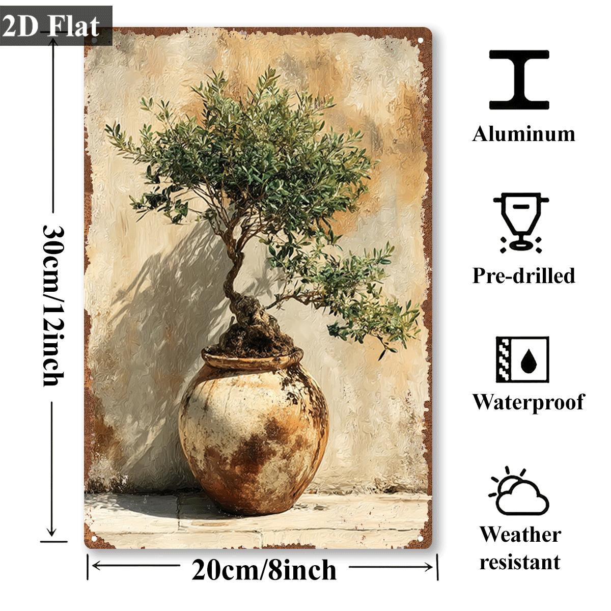 Vintage Metalowy Znak Blaszany – Bonsai Garden Wall recenzja i cena