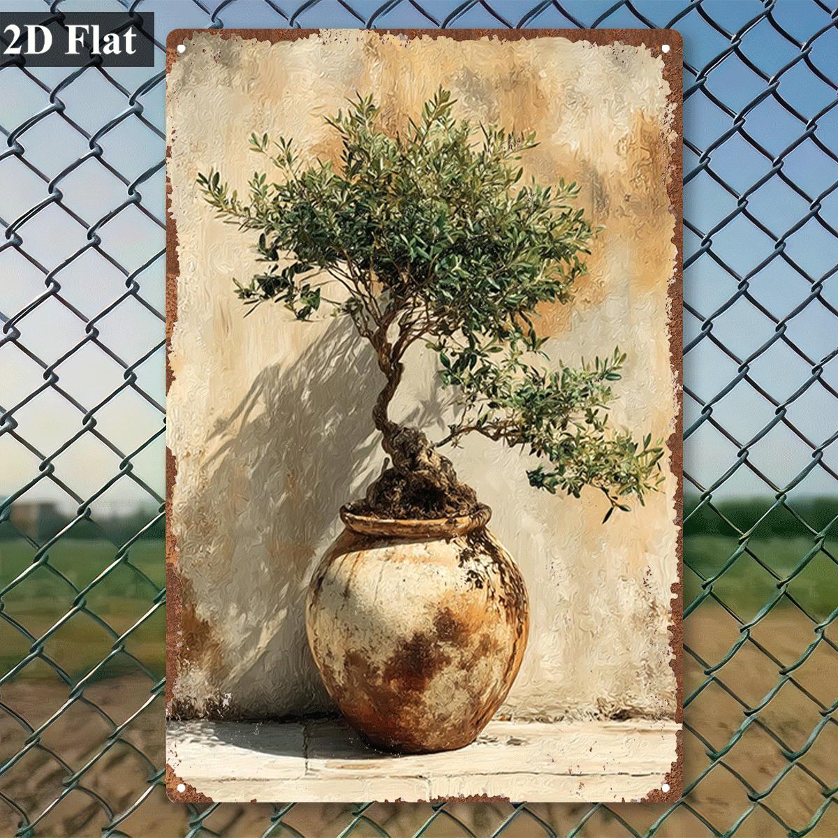Vintage Metalowy Znak Blaszany – Bonsai Garden Wall recenzja i cena