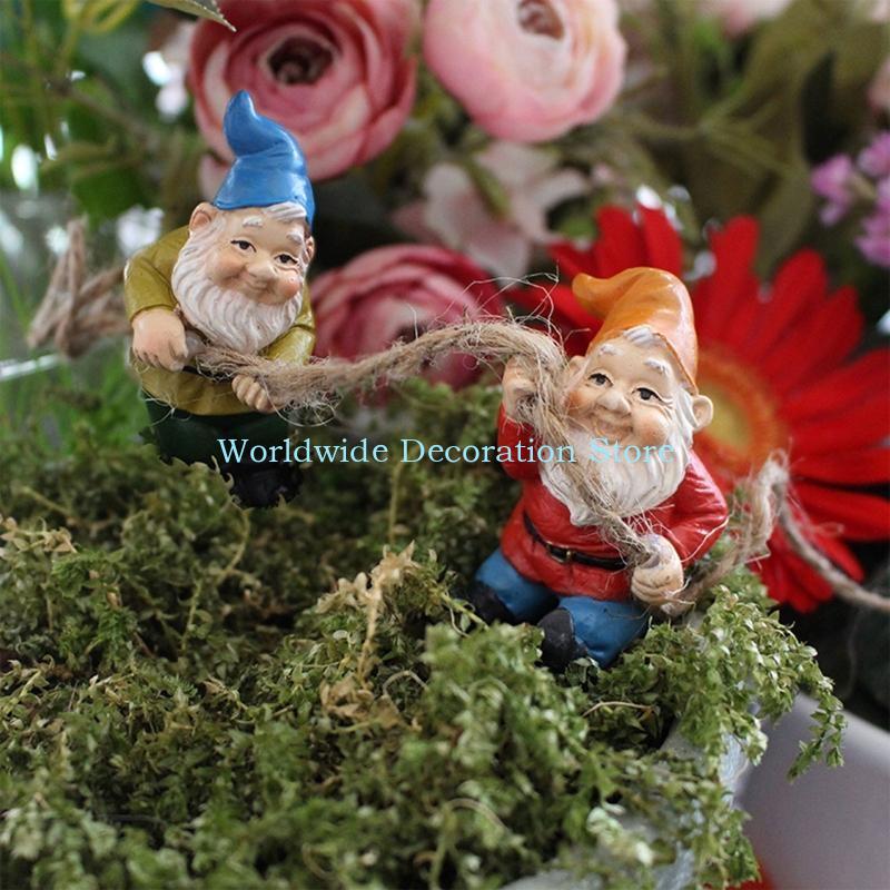 Q39B 4PCS Figurki żywicy krasn – Bonsai Garden With Pond recenzja i cena