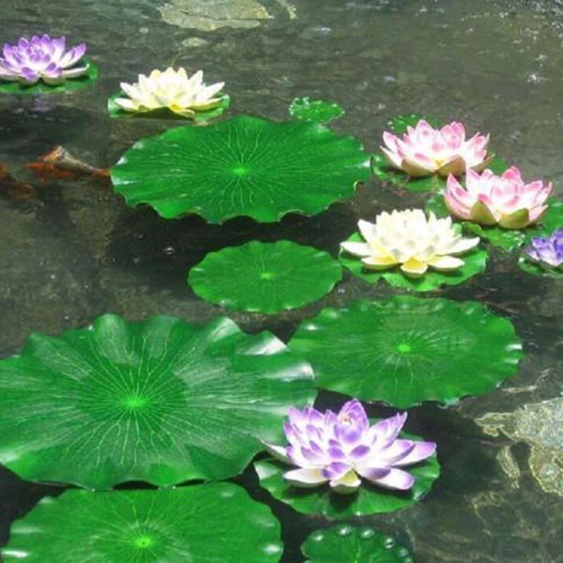 Sztuczne liście lotosu bez kwi – Bonsai Garden With Pond recenzja i cena