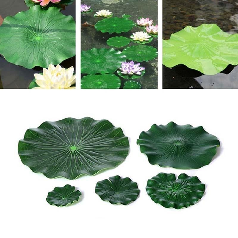 Sztuczne liście lotosu bez kwi – Bonsai Garden With Pond recenzja i cena