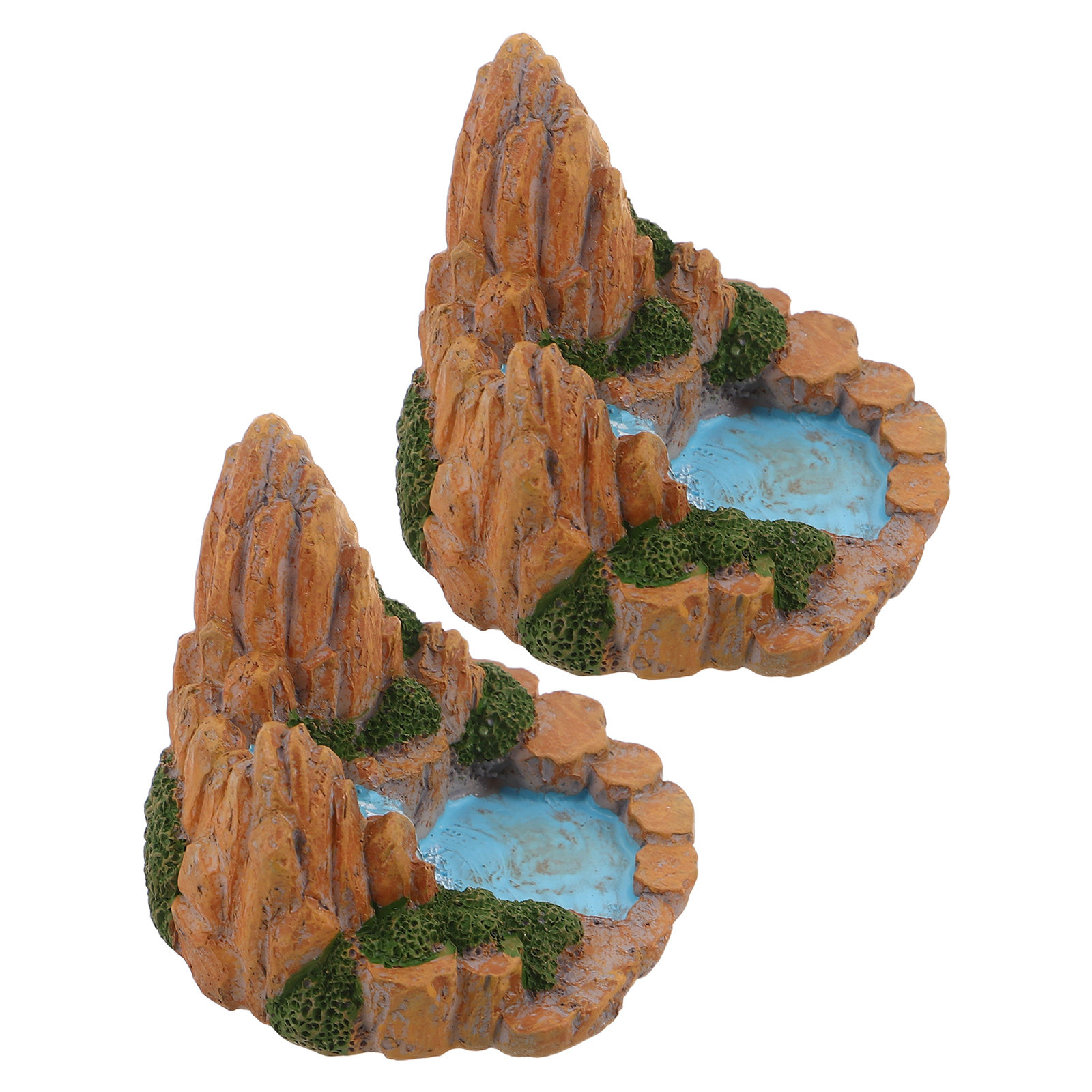 2 szt. Miniaturowe skalki z ży – Bonsai Garden With Pond recenzja i cena