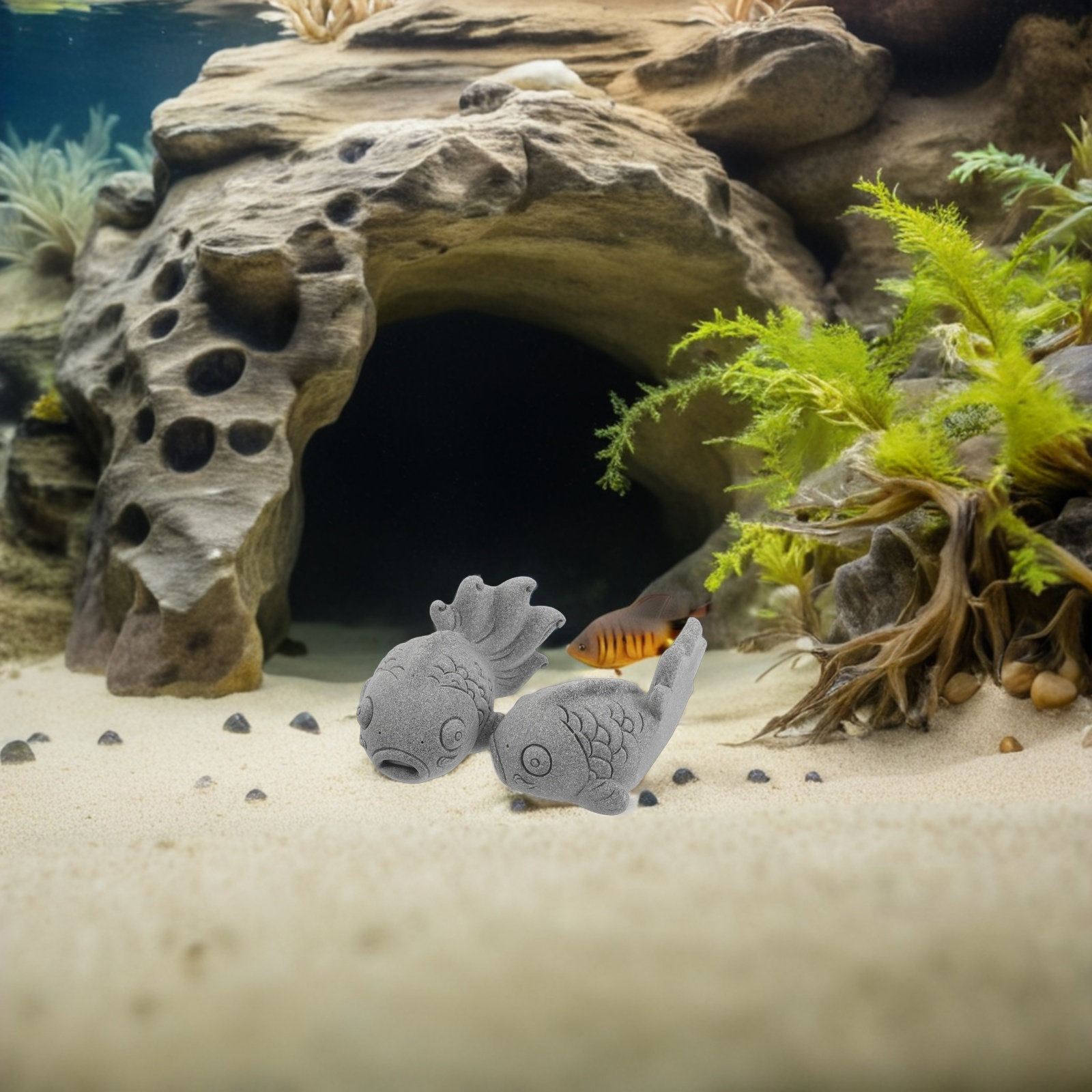 2 sztuki realistycznych rzeźb  – Bonsai Koi Garden recenzja i cena