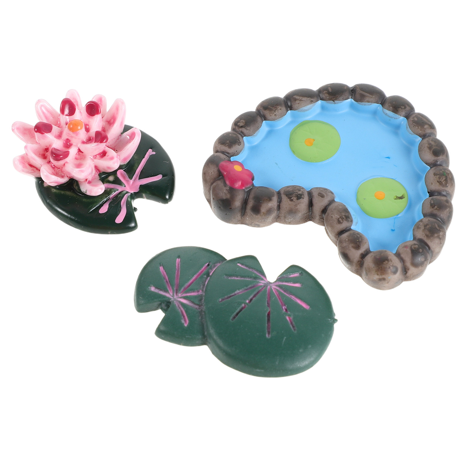 3 szt. Miniaturowe ozdoby do m – Bonsai Garden With Pond recenzja i cena