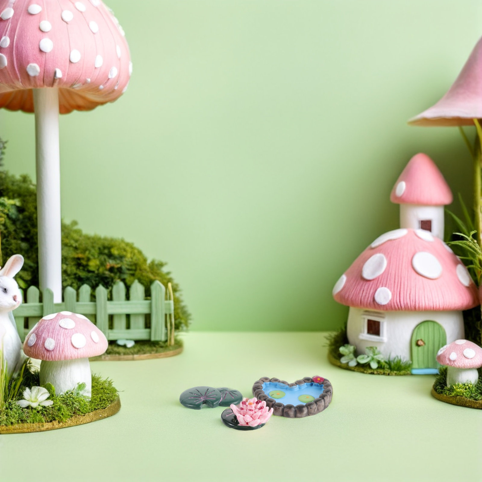 3 szt. Miniaturowe ozdoby do m – Bonsai Garden With Pond recenzja i cena
