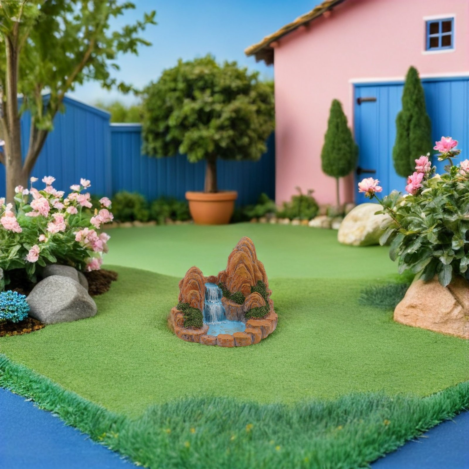 2 szt. Miniaturowe figurki do  – Bonsai Garden With Pond recenzja i cena