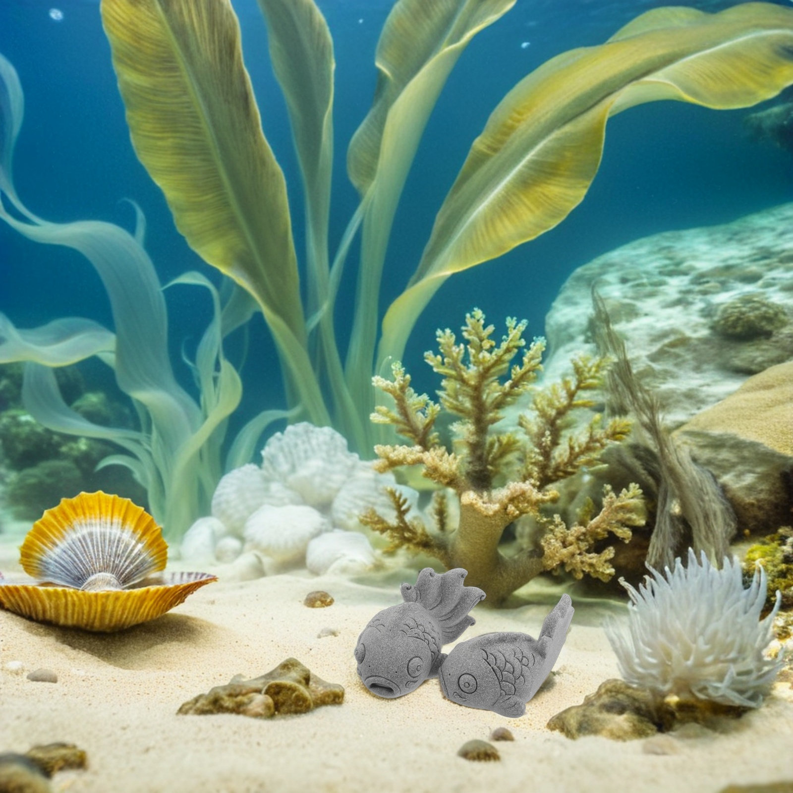 2 sztuki realistycznych rzeźb  – Bonsai Koi Garden recenzja i cena